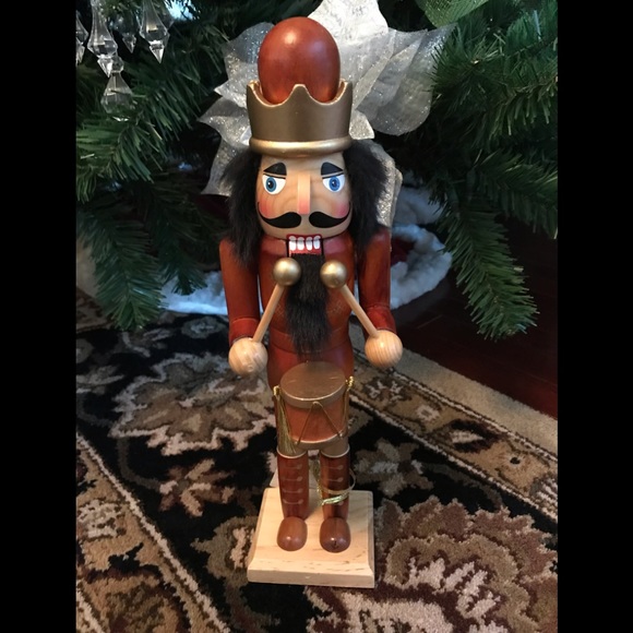 🆕 Nutcracker Wooden 15” Drummer - Picture 2 of 8